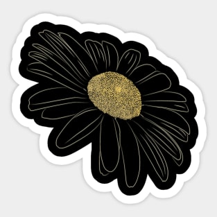 Daisy Flower Sticker